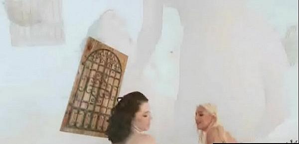  Sexy Lez Girls (Ryland Ann & Uma Jolie) Play In Front Of Camera vid-26
